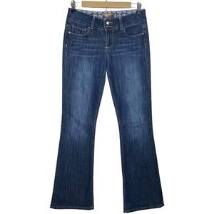 Paige Jeans Women 26 (29x32) Blue Boot Cut Hidden Hills Denim Y2K Flare USA Boho